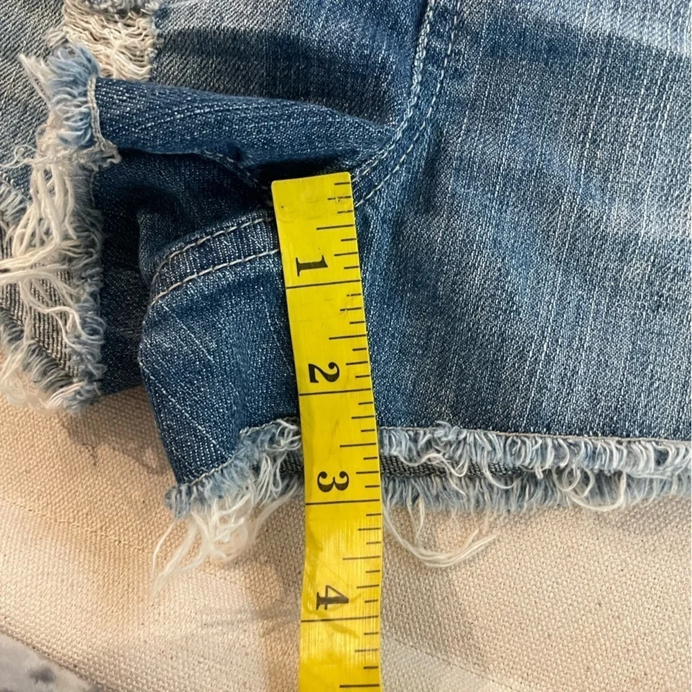 Blank NYC Celebrity Favorite Bunch of Five Jean Denim Short Overalls Size 26 - Picture 5 of 12